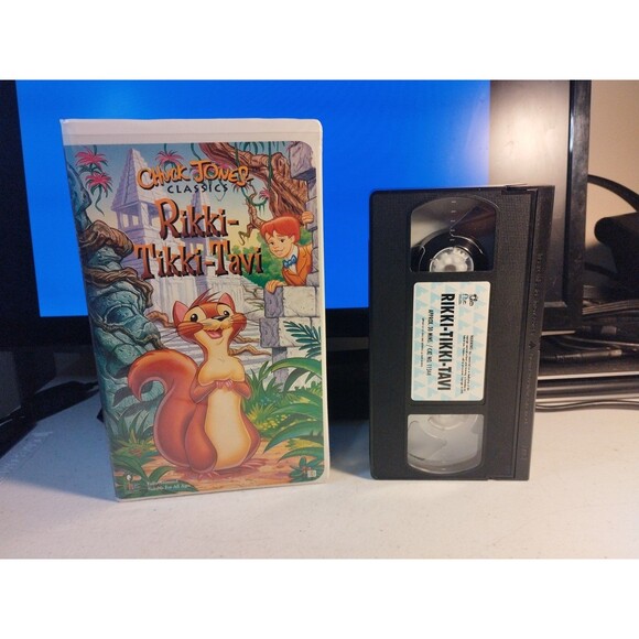 Rikki-Tikki-Tavi (VHS, 1999) Clamshell Case Chuck Jones Narrated By Orson Welles - Picture 1 of 8